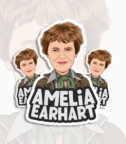 Amelia Earheart decal Sticker