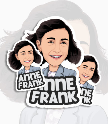 Anne Frank decal Sticker