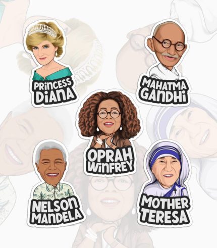 inspirational people stickers