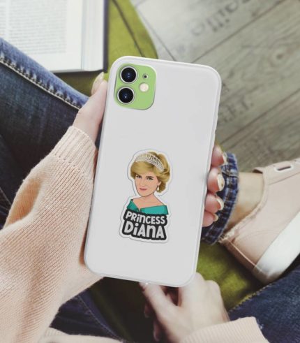 Phone sticker Princess Diana