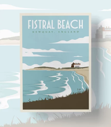 Fistral beach, newquay england