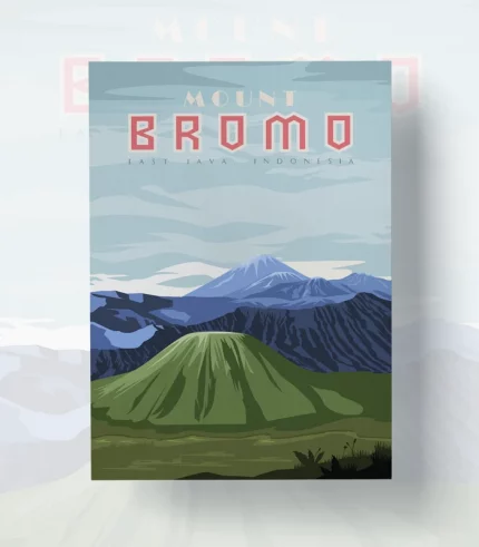 Mount bromo, east java indonesia Prints
